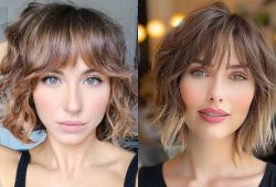 22 Shaggy Bob with Bangs Haircut Ideas for The Modern, Retro Girl
