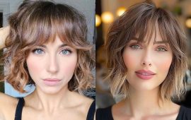 22 Shaggy Bob with Bangs Haircut Ideas for The Modern, Retro Girl