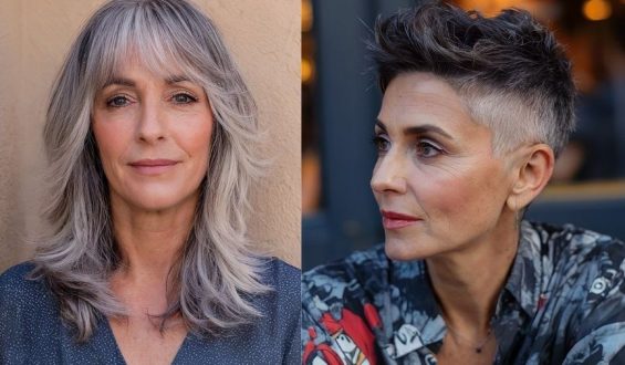 26 Stunning Ways To Do Grey Blending for Dark Hair