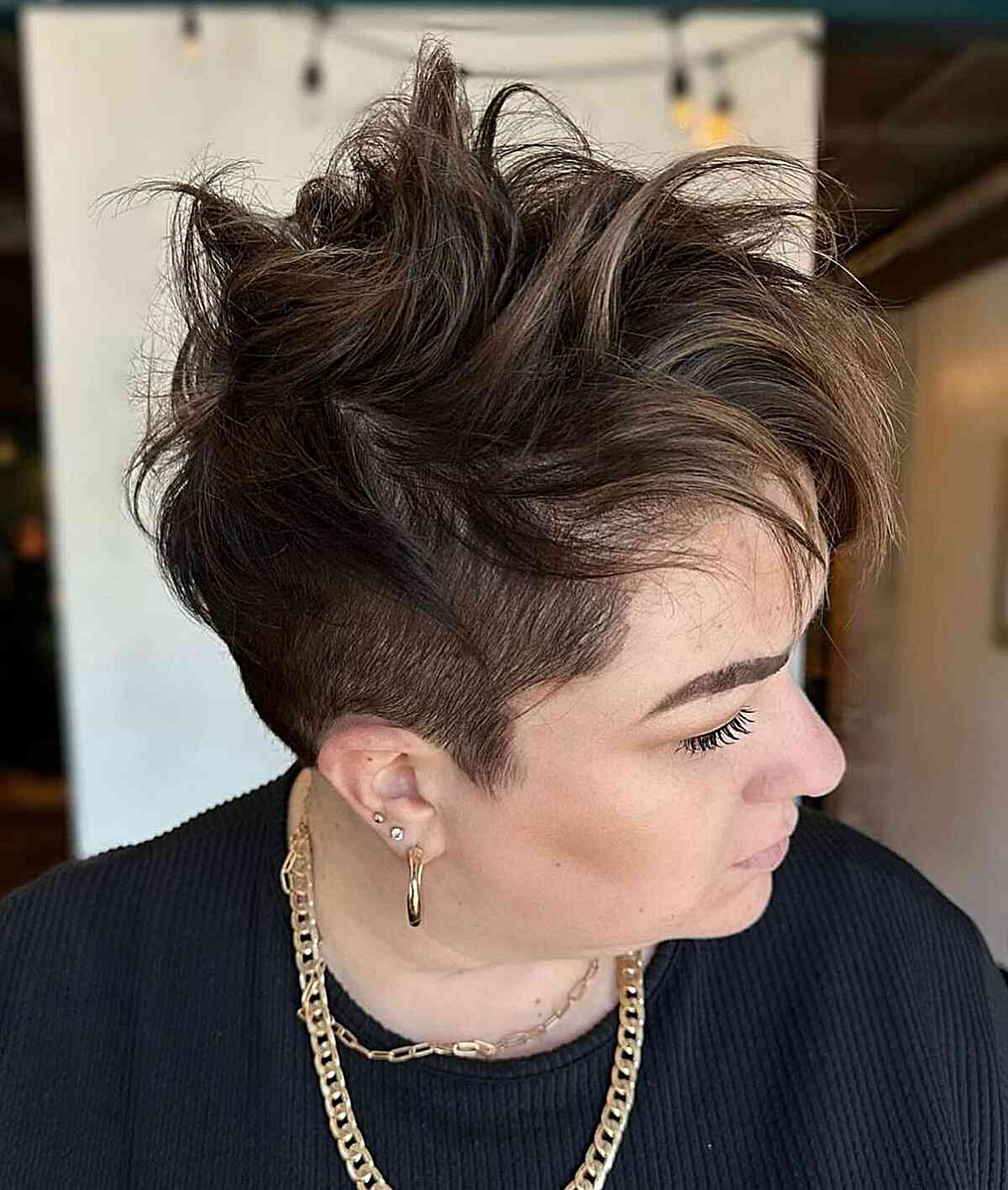 Short Textured Pixie for Thin Hair
